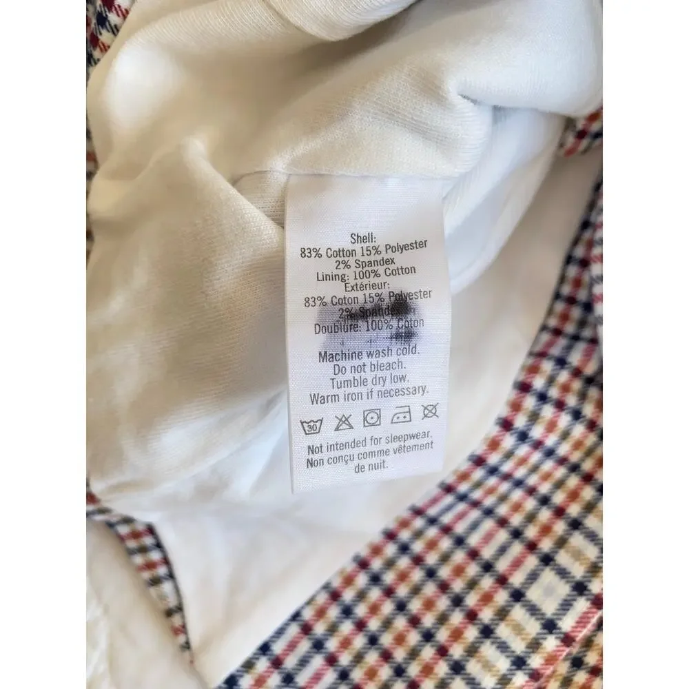 Janie & Jack Toddler Baby Girl Multi Plaid Check Equestrian Blazer Jacket 18-24m